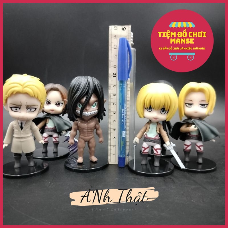 Mô Hình Chibi Attack on Titan dễ thương - Tiệm Đồ Chơi Manse