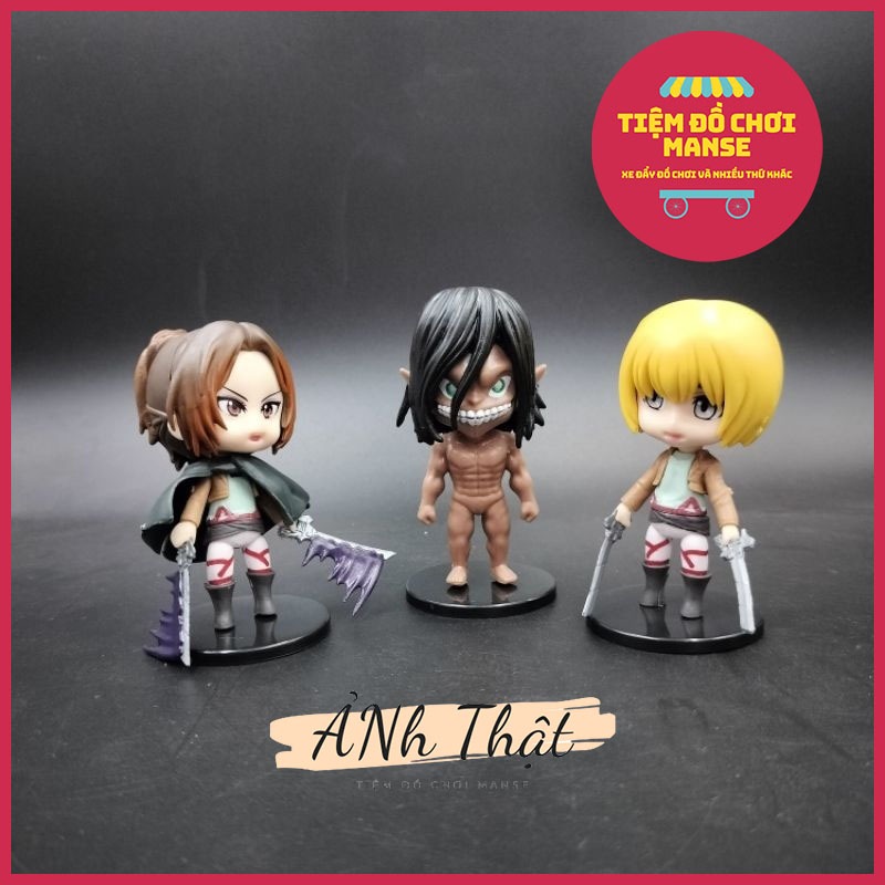 Mô Hình Chibi Attack on Titan dễ thương - Tiệm Đồ Chơi Manse