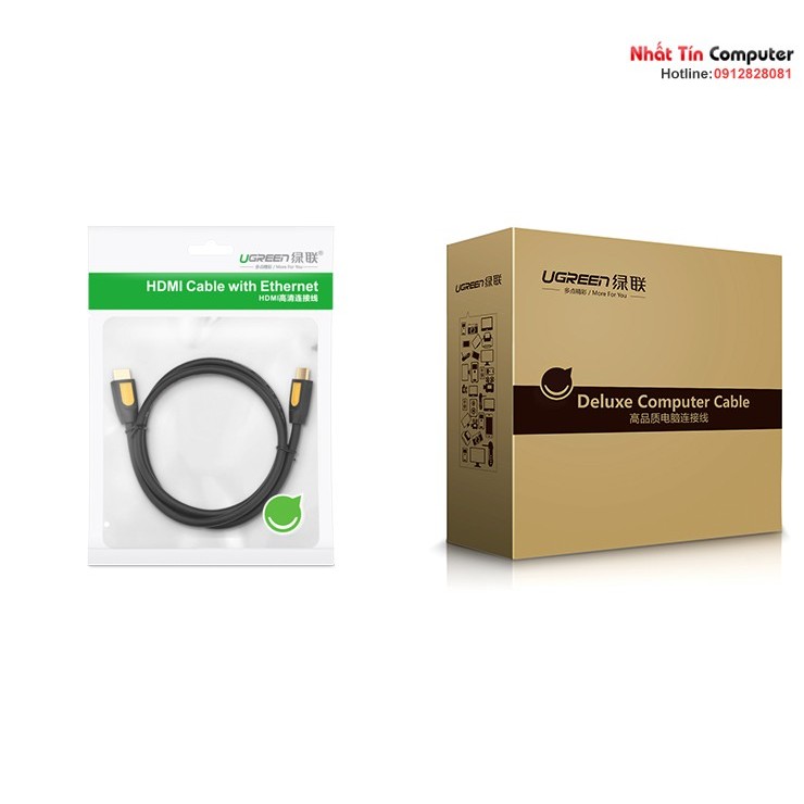 Cáp HDMI 3M sợi dẹt hỗ trợ 4Kx2K chính hãng Ugreen 11186 cao cấp