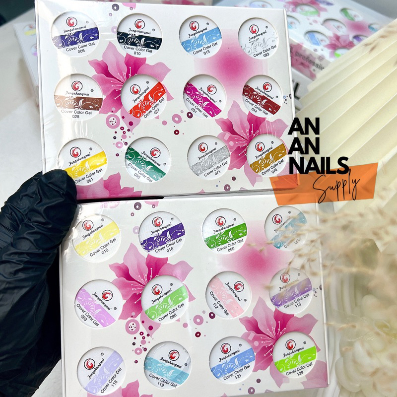Set gel vẽ móng Fenshang 12 màu thông dụng và pastel
