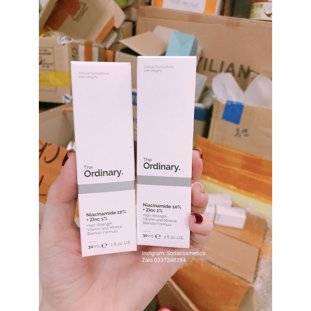 Tinh chất The Ordinary Niacinamide 10% + Zinc 1%