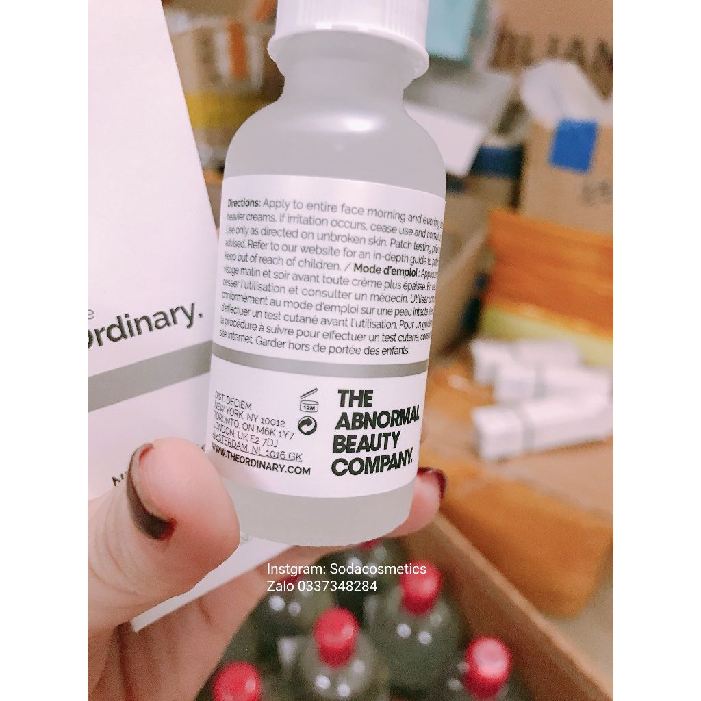 Tinh chất The Ordinary Niacinamide 10% + Zinc 1%
