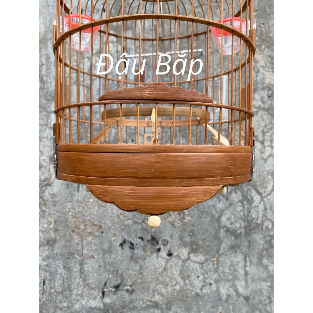 Lồng khuyên lùn lồng nuôi chim khuyên lồng khuyên giá rẻ chất liệu trúc đỏ size 22x22