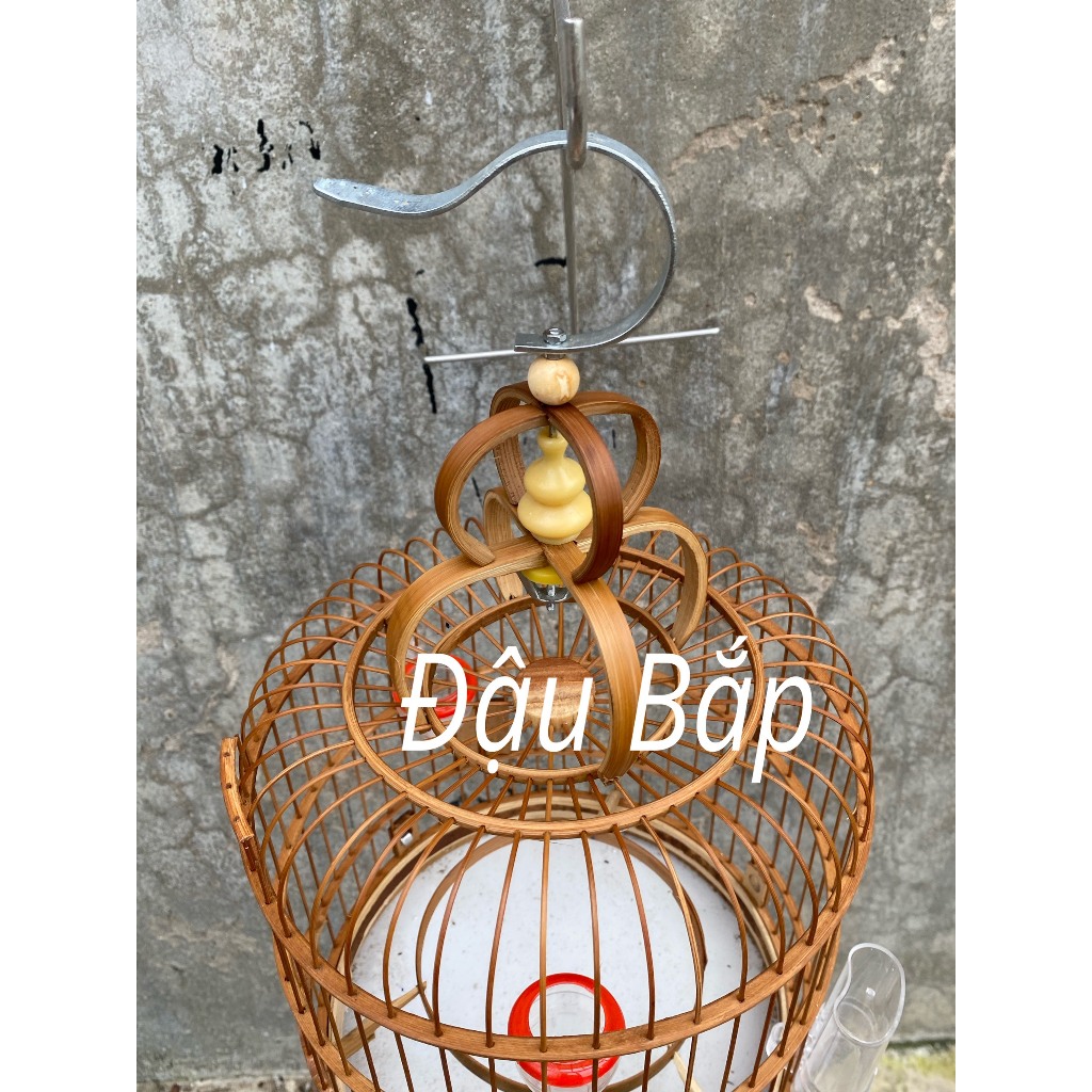 Lồng khuyên lùn lồng nuôi chim khuyên lồng khuyên giá rẻ chất liệu trúc đỏ size 22x22