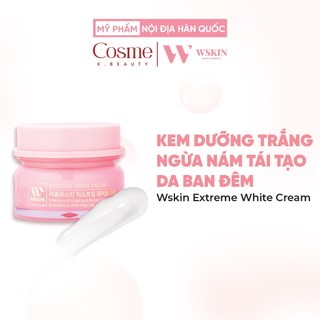 Kem dưỡng Wskin Extreme White Cream mờ nám trắng da ban đêm 50ml WKD02