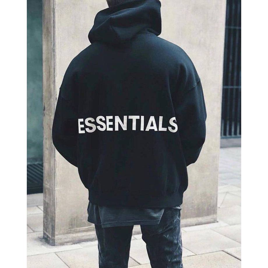 ÁO Hoodie Local Brand Unisex SILENCE T-SHIRT/ ESS.ENTIALS, Hoodie nỉ bông nam nữ unisex from rộng oversize