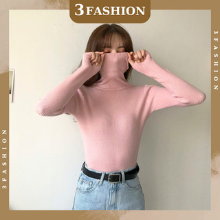 Áo Cổ Lọ, áo len nữ tay dài, Vải Dệt Kim Mềm Mịn Mát Thiết Kế Trẻ Trung Thanh Lịch - MSP T10