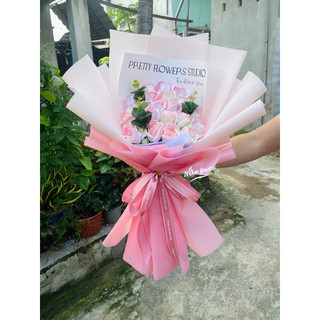 Bó hoa sáp loang 20 bông siêu đẹp