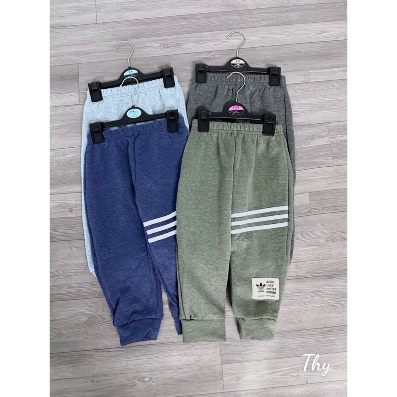 Set 4 quần nỉ ADS sọc ngang cho bé trai