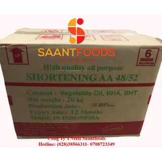 Mỡ Trừu Shortening MEDALIA - Gói 1kg