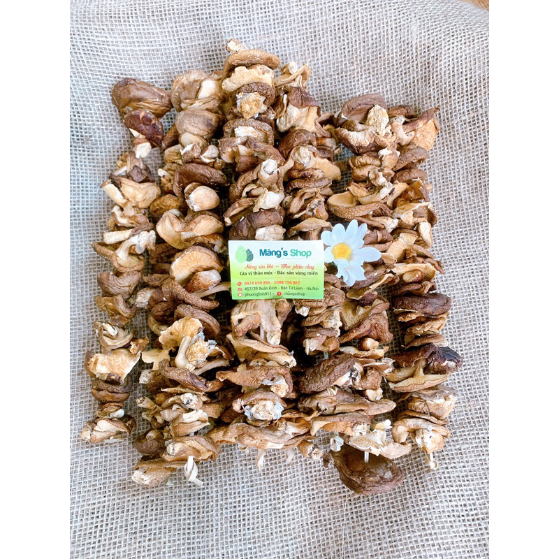 Nấm hương khô SaPa loại 1: To - Dày - Thơm - Trắng