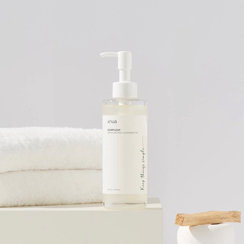 Dầu Tẩy Trang Cho Da Mụn Anua Heartleaf Pore Control Cleansing Oil 200ml