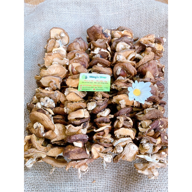 Nấm hương khô SaPa loại 1: To - Dày - Thơm - Trắng