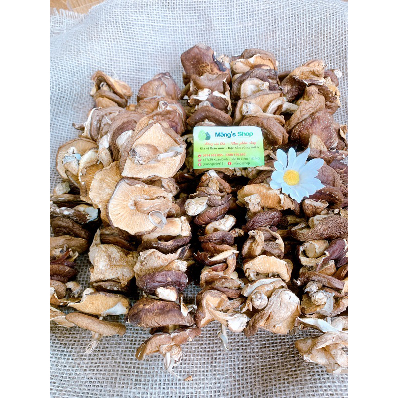 Nấm hương khô SaPa loại 1: To - Dày - Thơm - Trắng