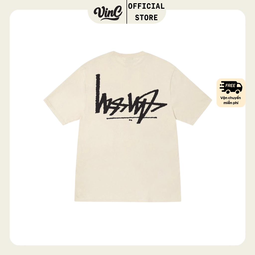 Áo thun Stussy Flipped unisex - CÓ SẴN