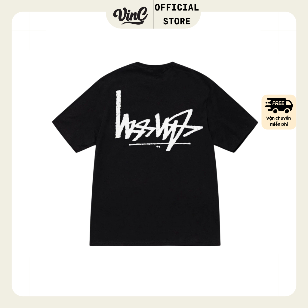 Áo thun Stussy Flipped unisex - CÓ SẴN
