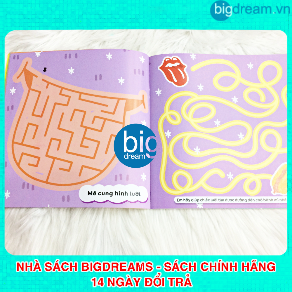 Sách - Mê Cung Thông Minh - Rèn Khả Năng Tập Trung Cho Trẻ 4-10 tuổi - Sách thiếu nhi quyển lẻ