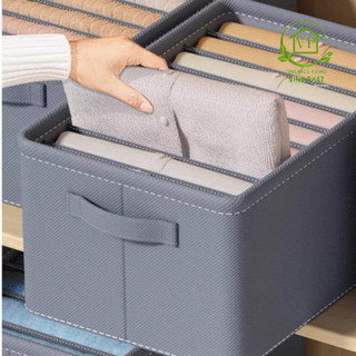   ❌GIÁ SỈ❌  Hộp Vải Đựng Quần Áo  Túi Đựng Quần Áo Chia Ngăn Cao Cấp Tiện Lợi 88394 Giadungstore88 
