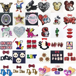 [Phụ liệu may giá rẻ] Patch, Sticker dán,ủi,may lên quần áo họa tiết dễ thương