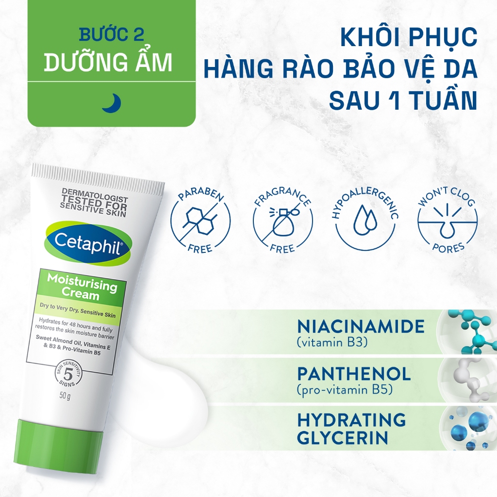 Sữa Rửa Mặt Tạo Bọt Dịu Lành Cho Da Nhạy Cảm Cetaphil Hydrating Foaming Cream Cleanser 236ml