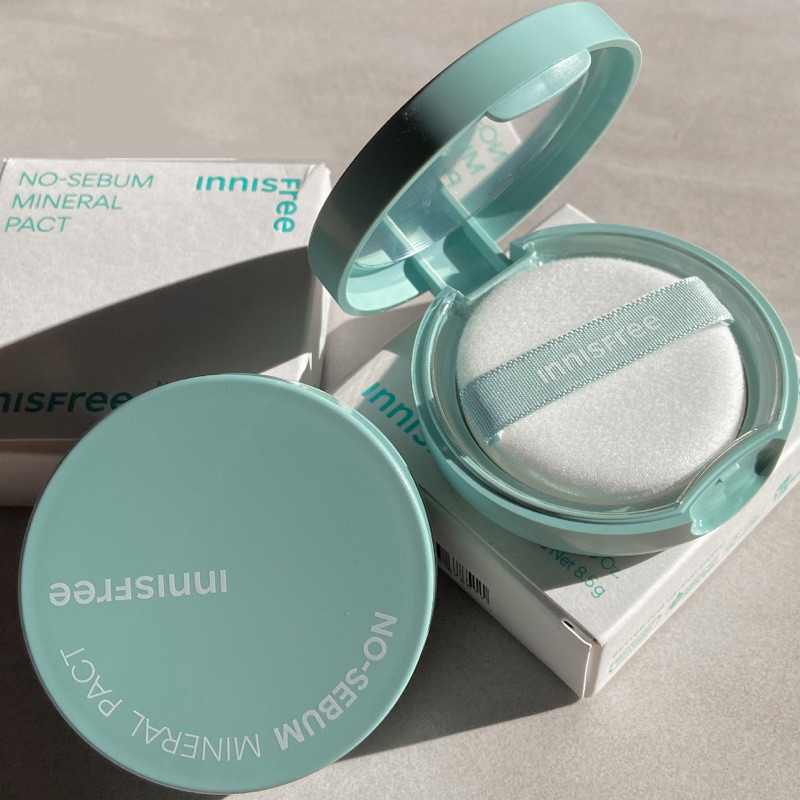 Phấn phủ nén kiềm dầu Innisfree No-Sebum Mineral Pact