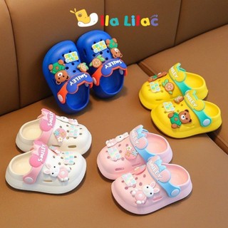 Dép Sục Cross Cho Bé Trai Bé Gái Đế Mềm Chống Trơn Trượt Tặng Kèm Sticker Đáng Yêu (S-2208)