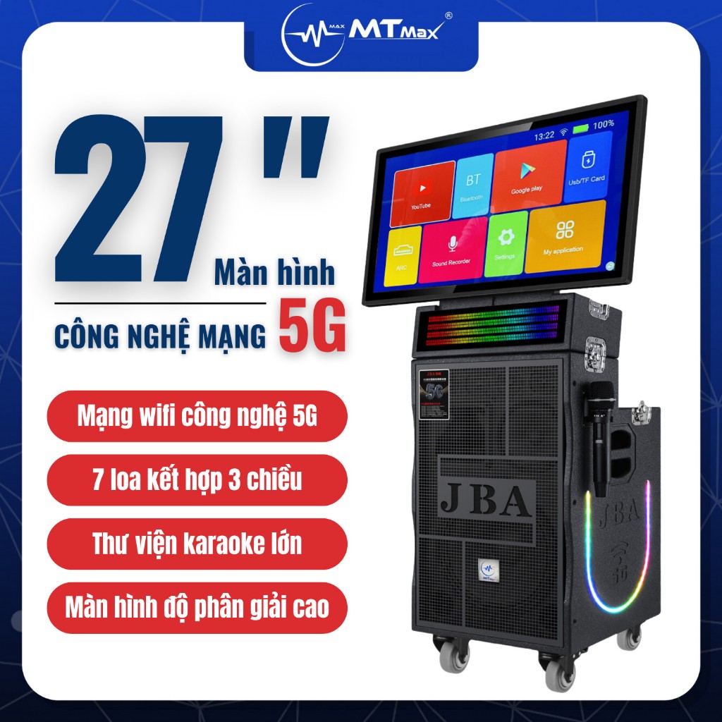 Loa Màn Hình Karaoke Thông Minh SK8636 - Màn Hình Cảm Ứng 27inch, Hỗ Trợ 5G Tốc Độ Cao BH 12 Tháng