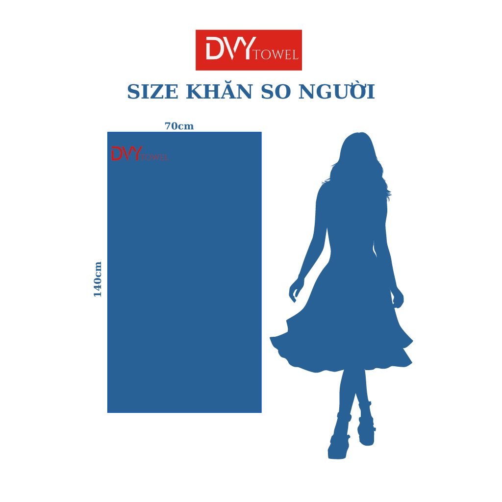 Khăn Tắm Tre Bamboo 70x140cm 500gr DVY TOWEL Siêu Dày Siêu Thấm Hút Cho Gia Đình Khách Sạn