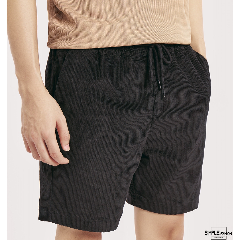 Quần Short Đùi Nam Nữ SIMPLE Chất Nhung Tăm , Màu Trẻ Trung, Cá Tính