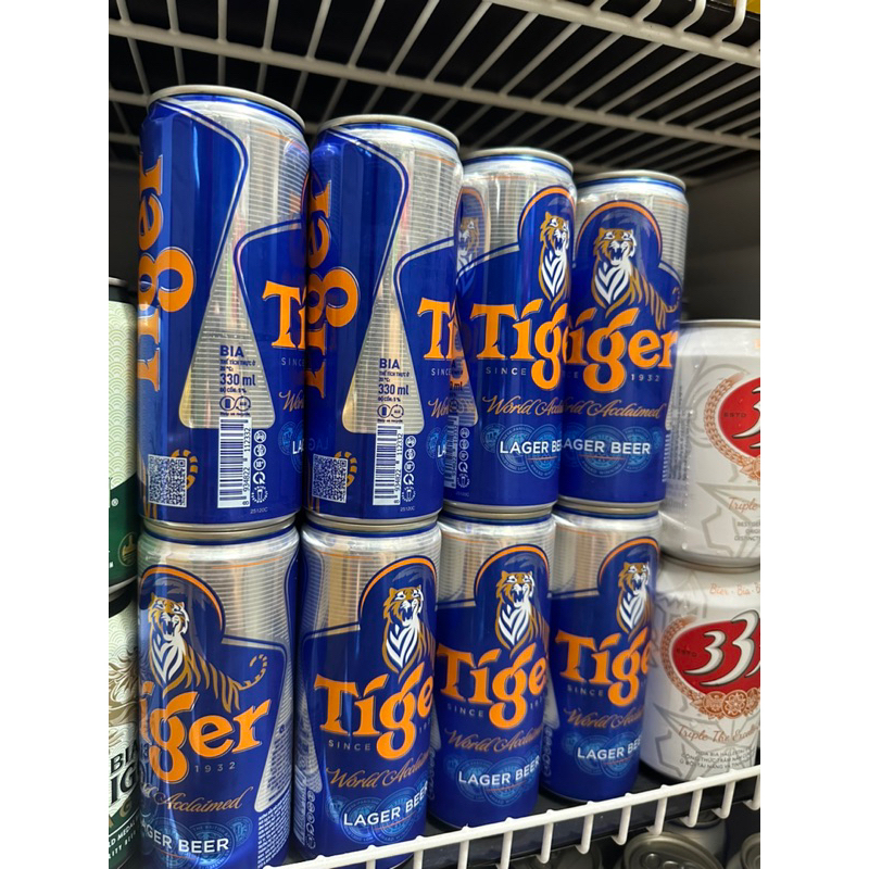 Tiger nâu lon 330ml bao bì Xuân  thiết kế lon cao mới đậm chất