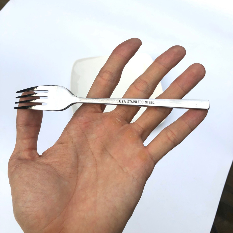 Thìa , dĩa inox 16cm loại đẹp