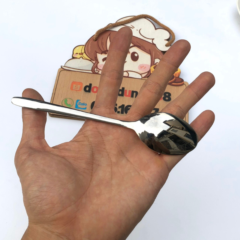 Thìa , dĩa inox 16cm loại đẹp