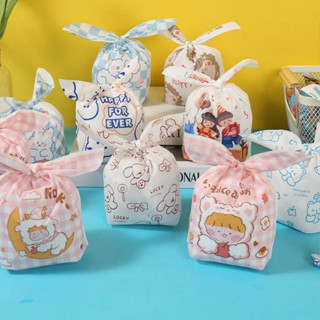 10 Túi cột tai thỏ đựng bánh kẹo chia quà sinh nhật dễ thương greenkios