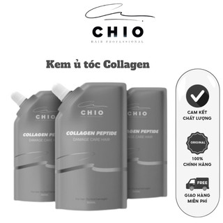 Kem hấp ủ tóc siêu phục hồi mềm mượt collagen Chio 500ML