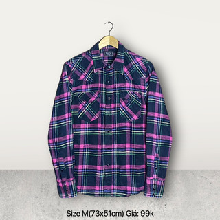 [Inbox chọn mẫu] SƠ MI FLANNEL size M
