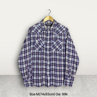 [Inbox chọn mẫu] SƠ MI FLANNEL size M