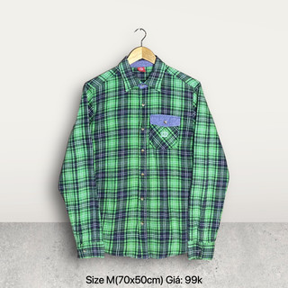 [Inbox chọn mẫu] SƠ MI FLANNEL size M
