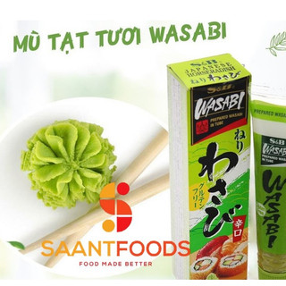 Mù tạt wasabi tuýp S&B 43gr