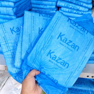 Combo Bỉm to lót sản dịch dùng cho mẹ sau sinh Kazan,tã có đai dán 2 bên xanh to