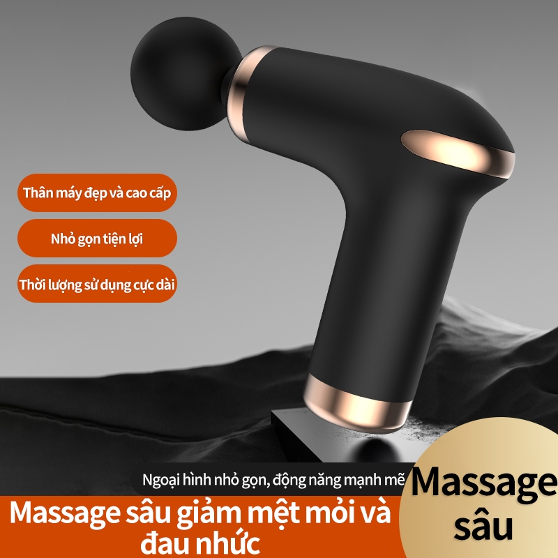 Máy Massage Cầm ,Đi kèm 4 đầu massage chuyên nghiệp, thích hợp massage toàn thân, bảo hành 12 tháng