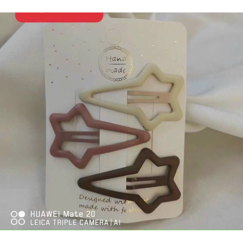 Sỉ 10 sét kẹp nhám xinh xắn