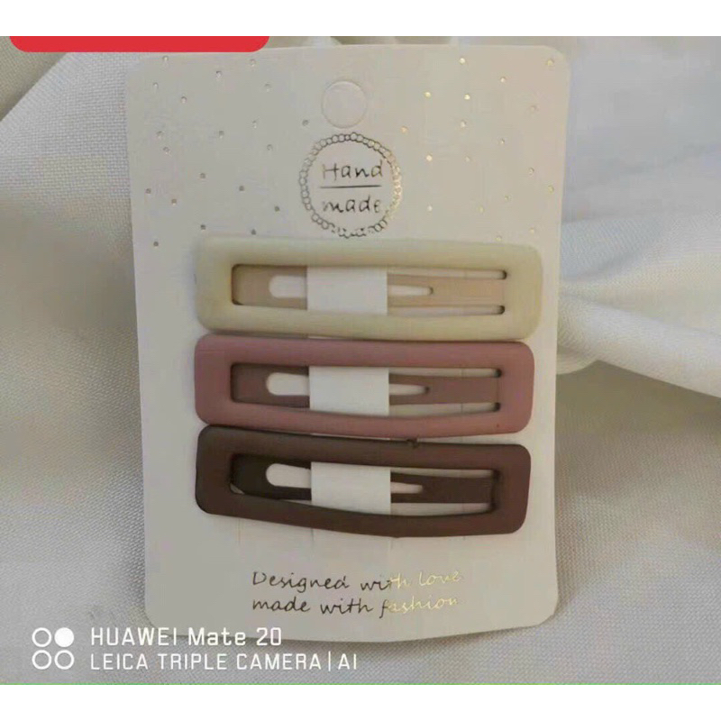 Sỉ 10 sét kẹp nhám xinh xắn