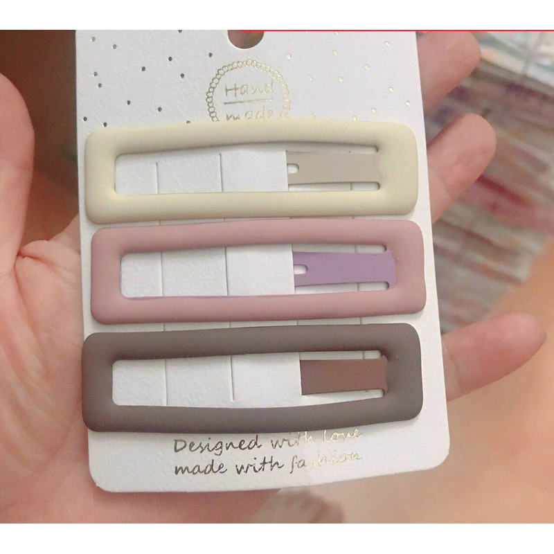 Sỉ 10 sét kẹp nhám xinh xắn