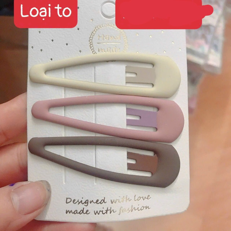 Sỉ 10 sét kẹp nhám xinh xắn