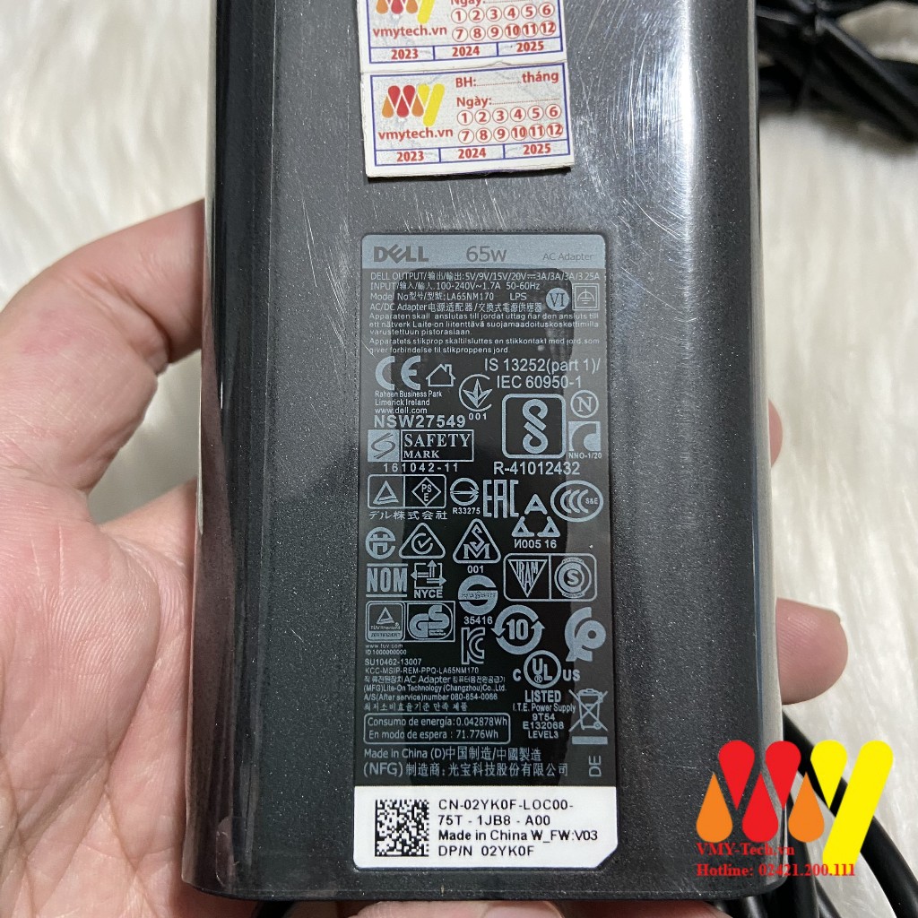 Sạc Laptop DELL Latitude 7430 Gen 12th chân Type C chuẩn sạc Oval hàng chất lượng