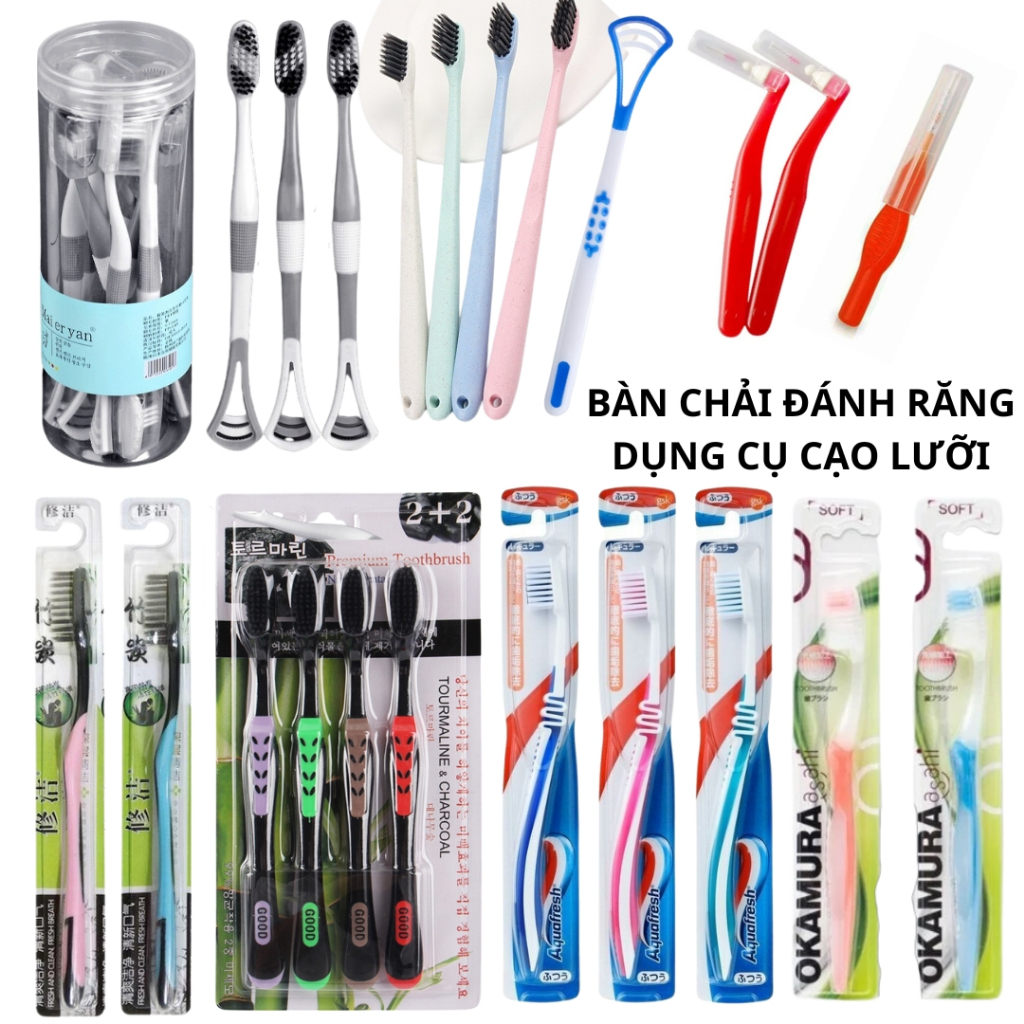 Bàn chải đánh răng than tre hoạt tính lông siêu mềm