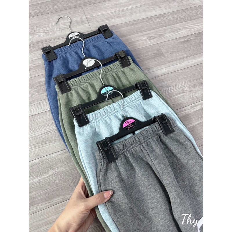 Set 4 quần nỉ ADS sọc ngang cho bé trai