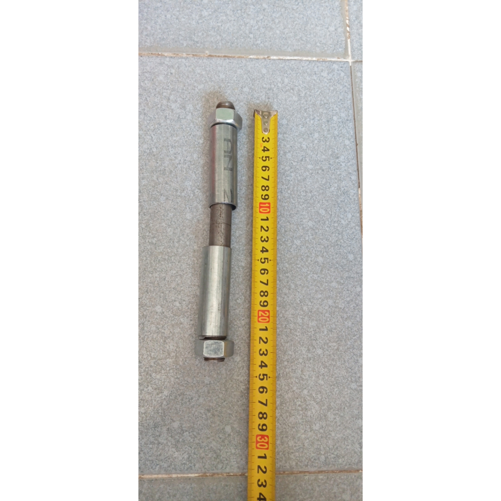 Cốt xe rùa, trục bánh xe dài 2 tấc tán20 li