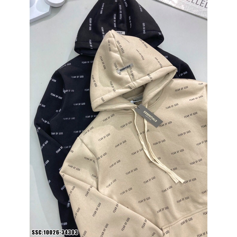 Áo nỉ hoodie nam nữ essentiials đã lên đồ là siêu đẹp. ảnh thật_10026