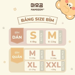 Bỉm mamago cho bé của hàn quốc